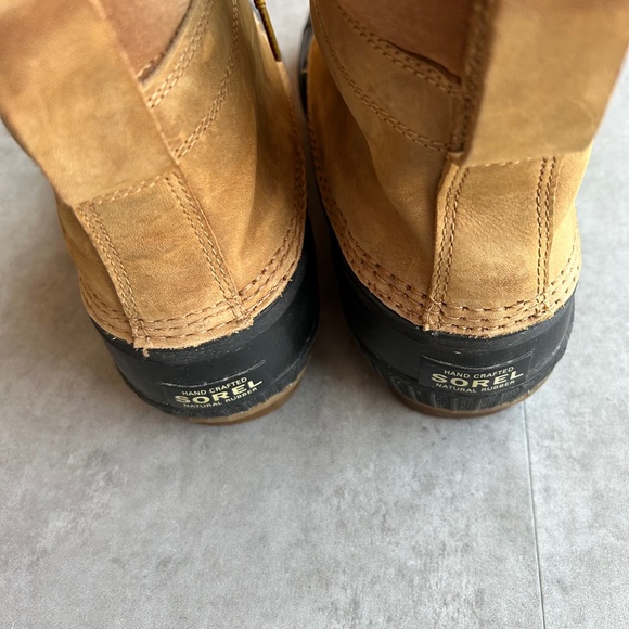 Sorel Cheyanne II Men's winter boots, size 9.5, black/chipmunk - Picture 6 of 7